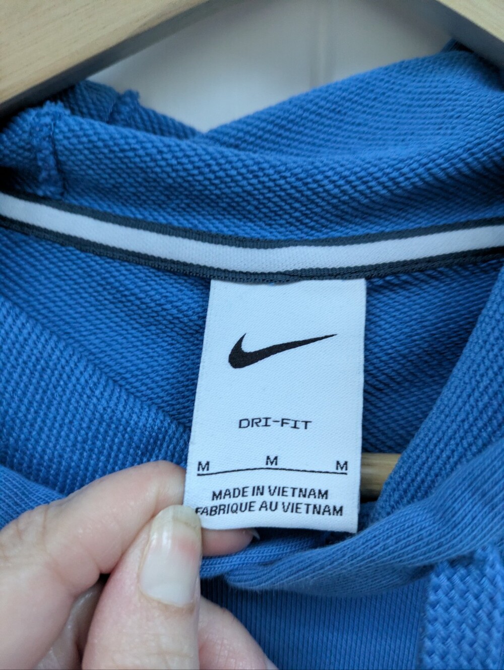 Nike Blue 'NIKE COURT' Pullover Hoodie - Picture 5 of 7